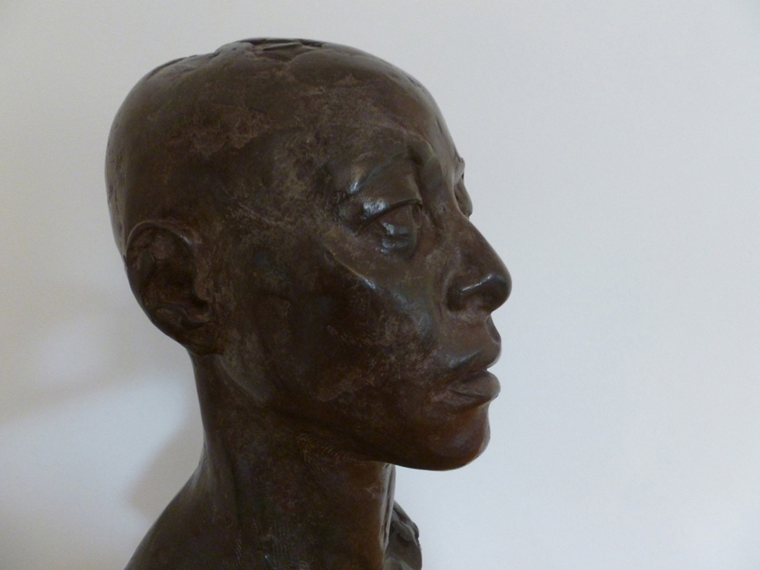 Pauline bronze from plaster cast of clay original 2015 3