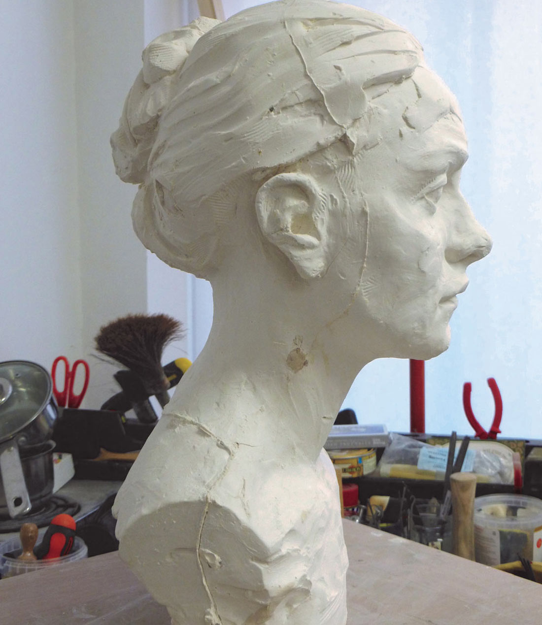 plaster portrait